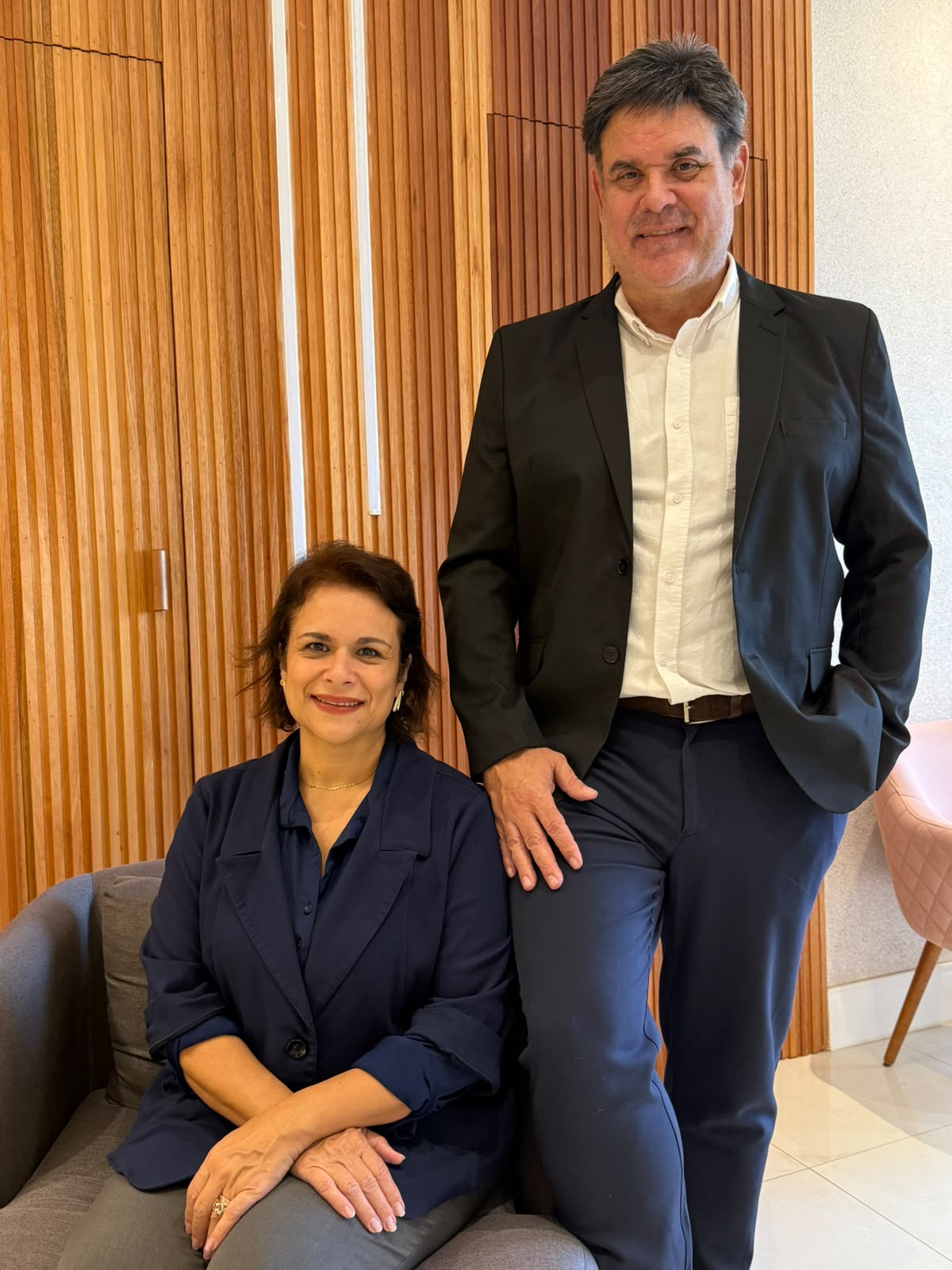 Dra. Karim Barbieri e Marcelo Polieri, fundadores do Consultório em Foco